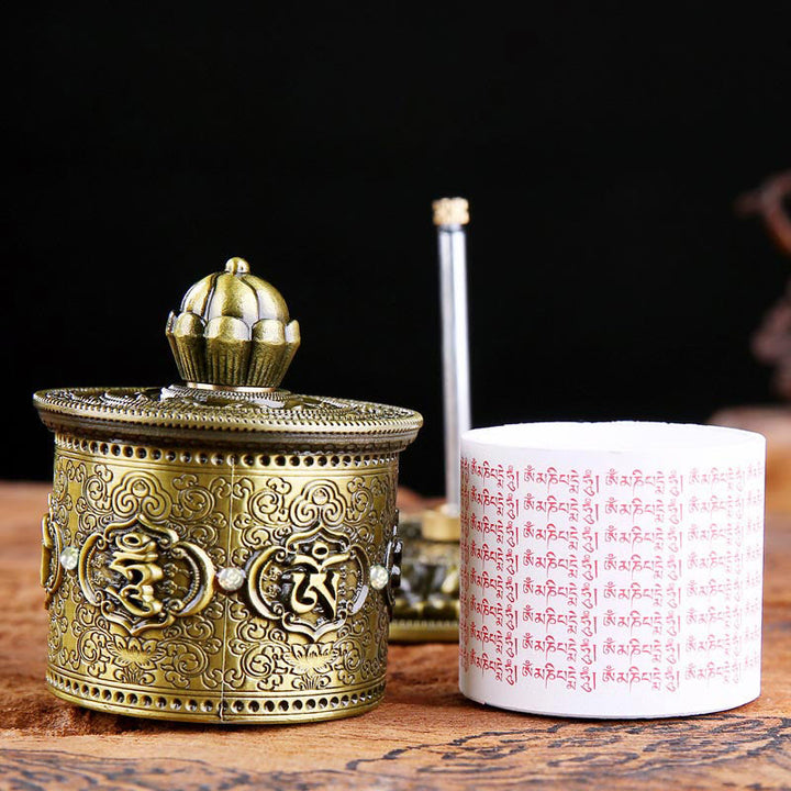 Buddha Stones Tibetan Blessing Prayer Wheel Car Decoration - image 6