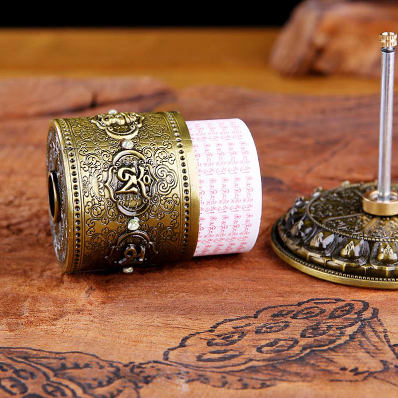 Buddha Stones Tibetan Blessing Prayer Wheel Car Decoration - image 7