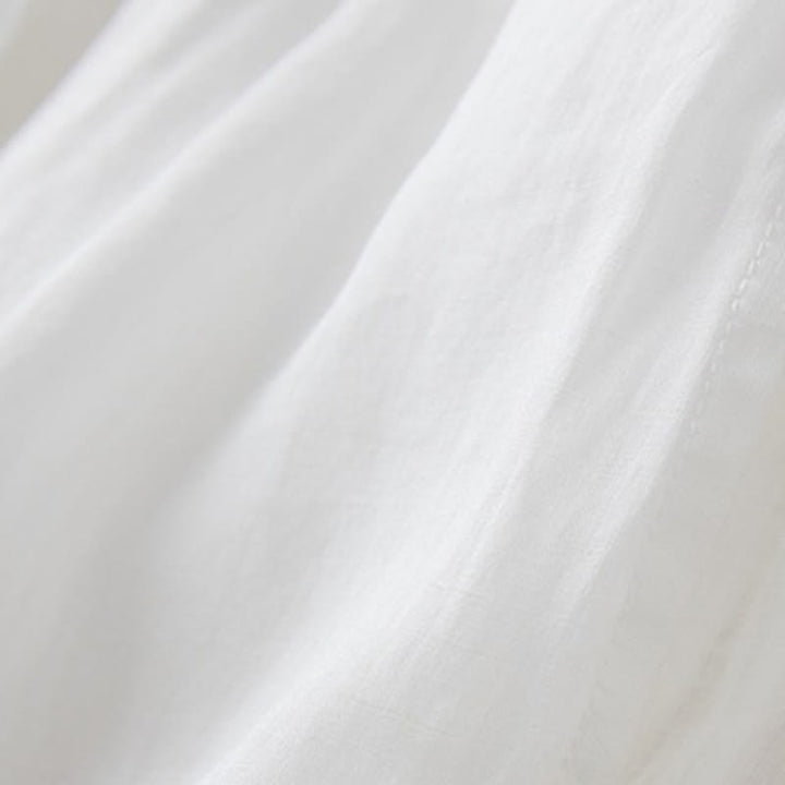 Buddha Stones Casual Lining Design Cotton Women's 7-8 Length Wide Leg Pants With Pockets - image 12