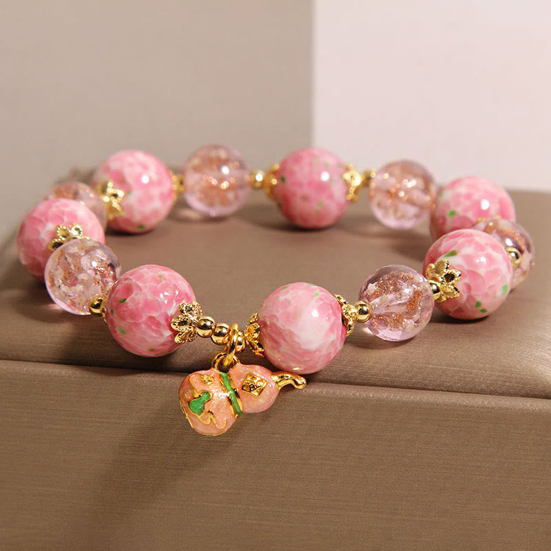 Buddha Stones Gourd Liuli Bracelet - image 1