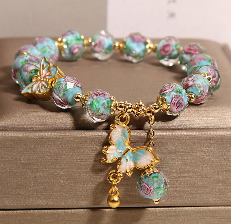 Buddha Stones "Hoping for Love and Transformation" Butterfly Bracelet Includes Gift Message Card - image 3