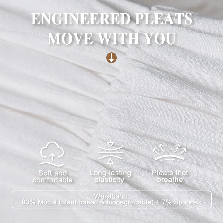 Buddha Stones Print Pure Cotton Bamboo Leaves Pattern Women's Elastic Waist Harem Pants - image 3