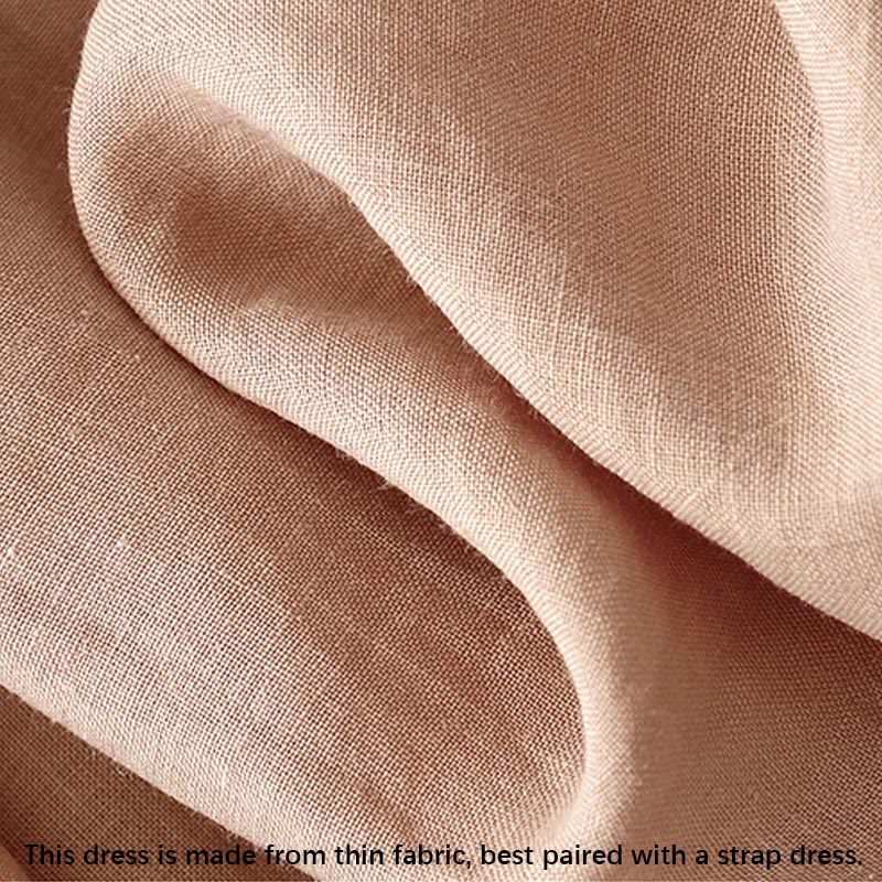 Buddha Stones Summer V-Neck Frog-Button Short Sleeve Cotton Linen Women's Midi Dress - image 8