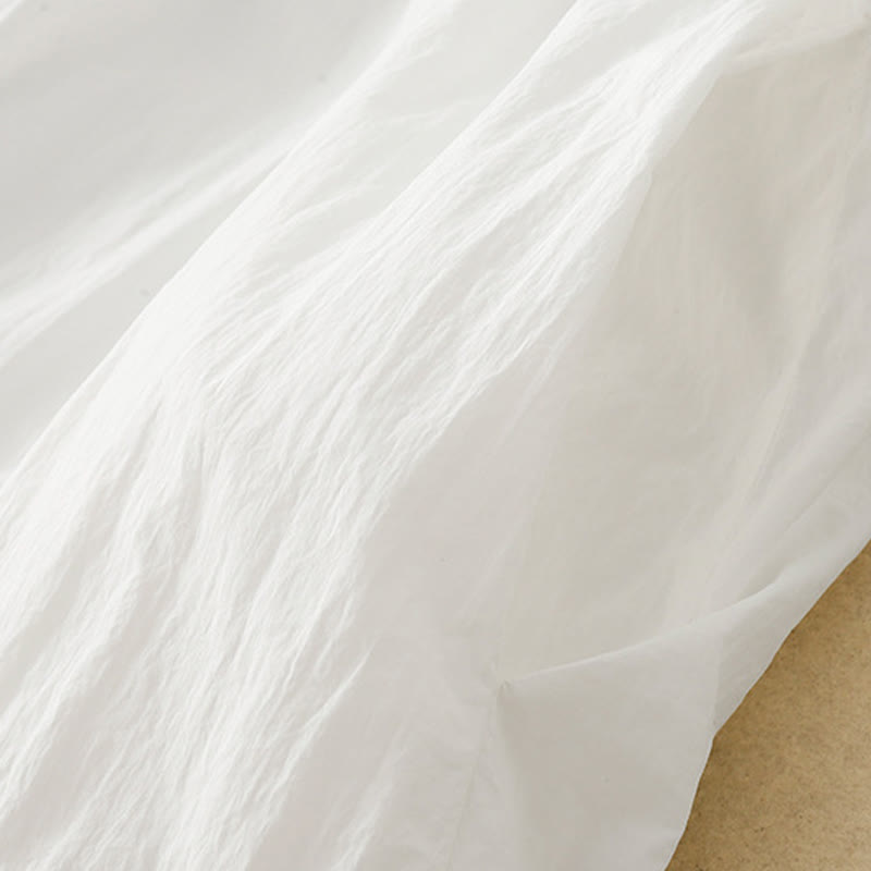 Buddha Stones Simple Lines Elastic Waist Women's Skirt With Pockets - image 6