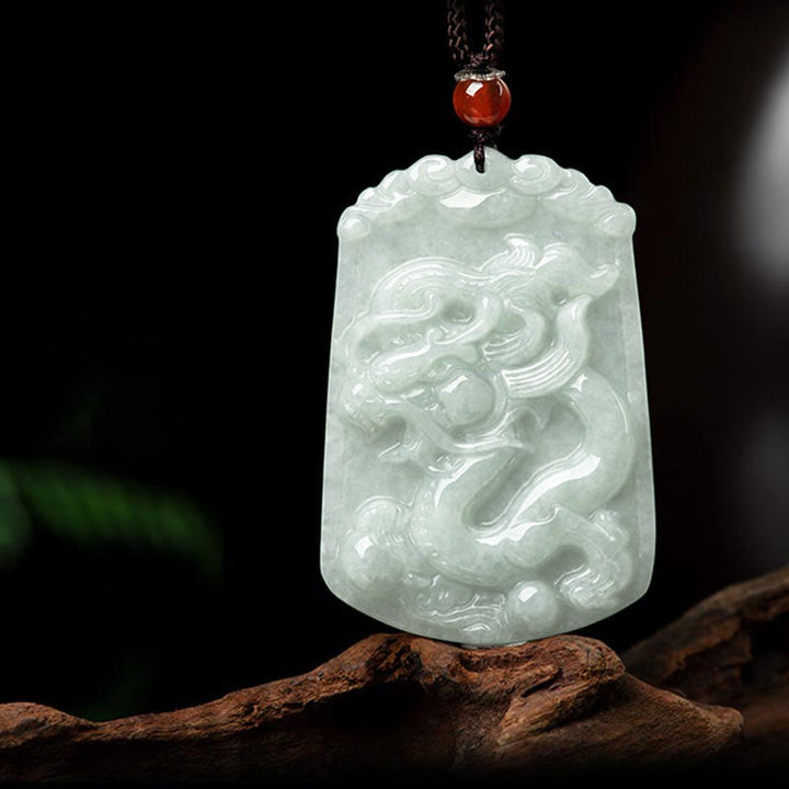 Buddha Stones Natural Jade 12 Chinese Zodiac Abundance Amulet Pendant Necklace - image 17