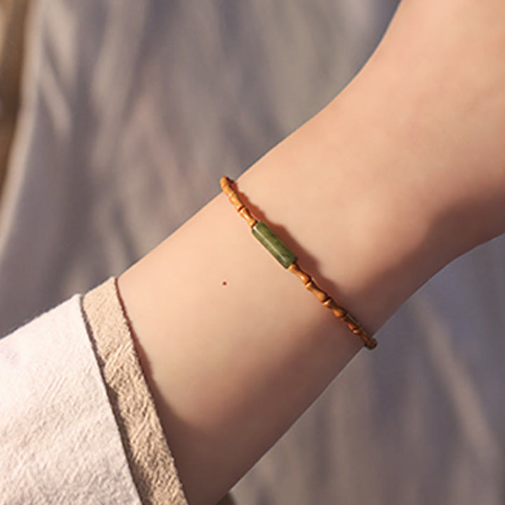 Buddha Stones Ultra-fine Olive Pit Peace Bracelet - image 14