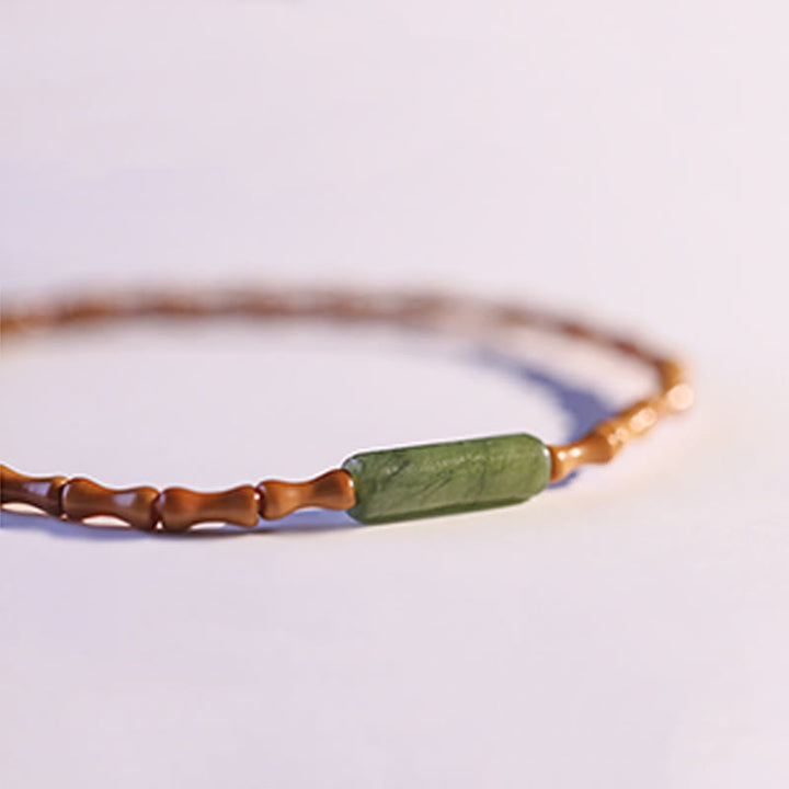 Buddha Stones Ultra-fine Olive Pit Peace Bracelet - image 15