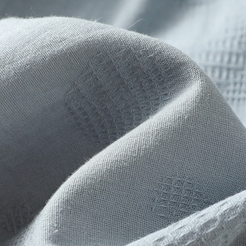 Buddha Stones 2pcs Plain Women's Short Sleeve Shirt Harem Pants Meditation Clothing Set - image 6