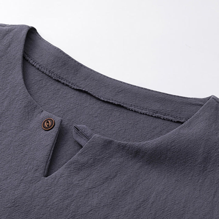 Buddha Stones 2Pcs Chinese Characters Crane Cotton Shirt Pants With Pockets Men's Meditation Cloth Set - image 22