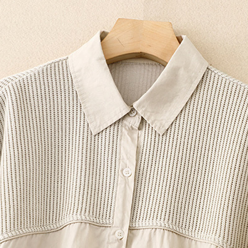 Buddha Stones Plain Stand Collar Women's Cotton Corduroy Jacket - image 12