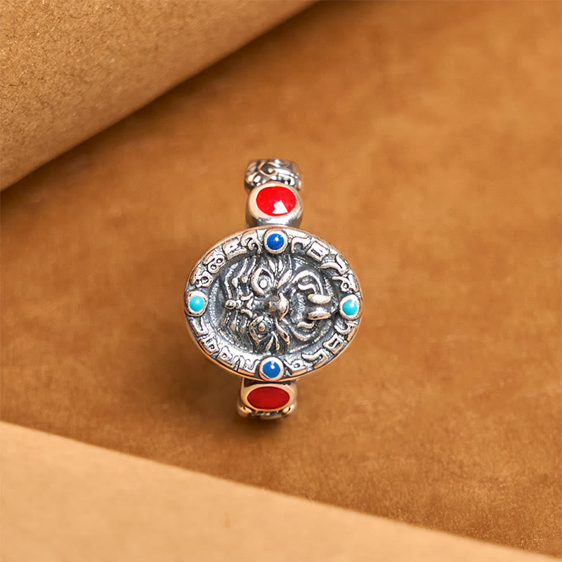 Buddha Stones Zakiram Copper Adjustable Wealth Open Ring - image 2