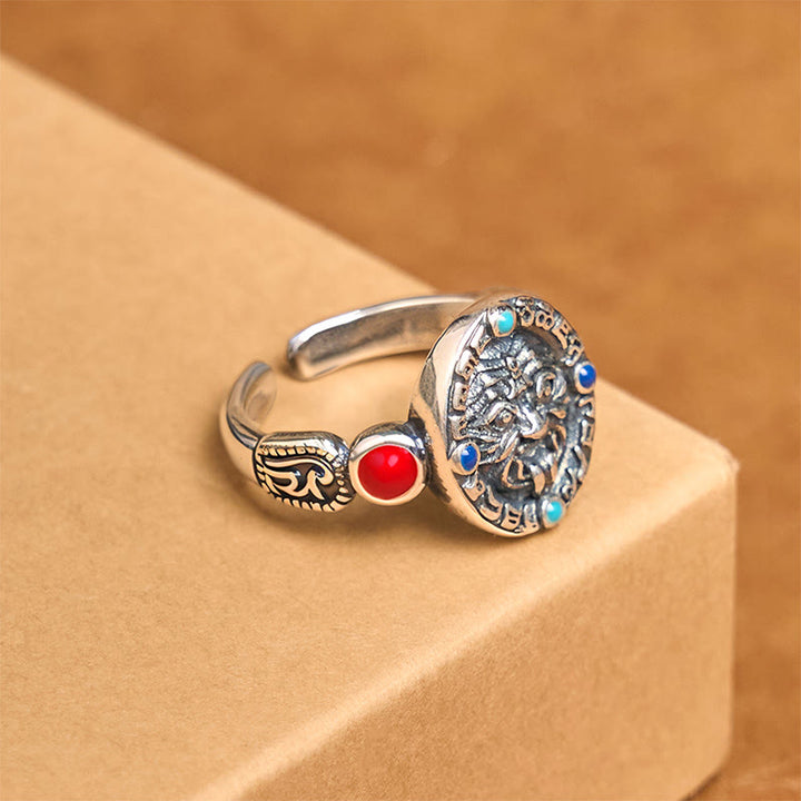 Buddha Stones Zakiram Copper Adjustable Wealth Open Ring - image 1