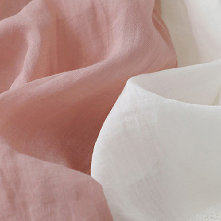 Buddha Stones Solid Lace Elastic Waist Cotton Women's Skirt - image 18