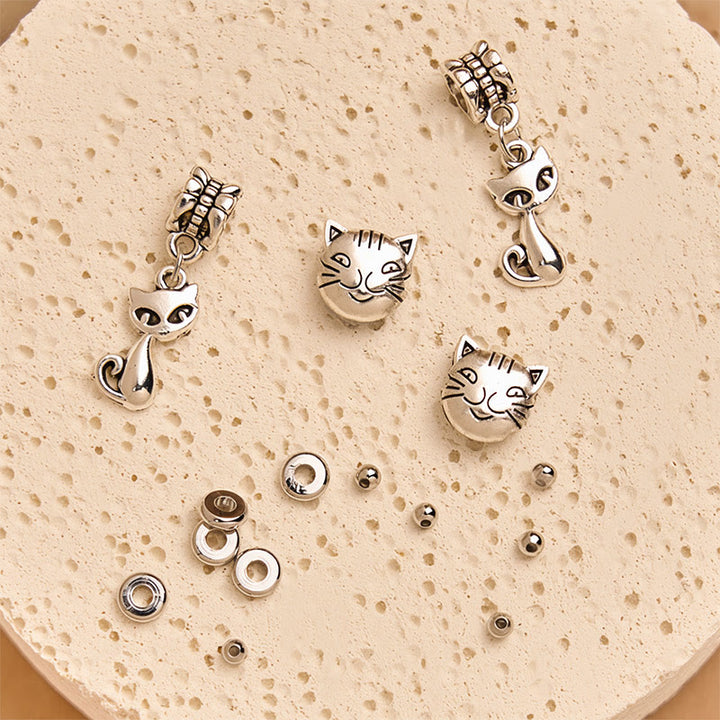 Buddha Stones Tortoiseshell Cat Light Brown Striped Agate Black Onyx Protection Bracelet - image 5