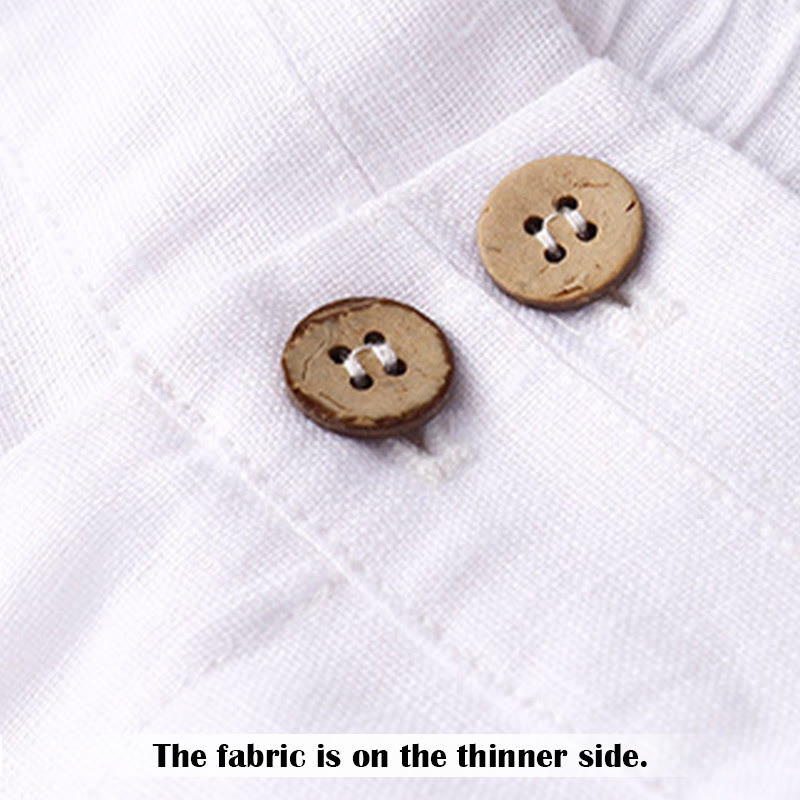 Buddha Stones Summer Casual Simple Zipper Design Linen Women's Wide Leg Pants With Pockets - image 7