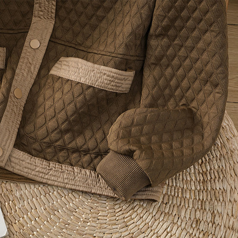 Buddha Stones Retro Plain Women's Cotton Long Sleeve Jacket With Pockets - image 35