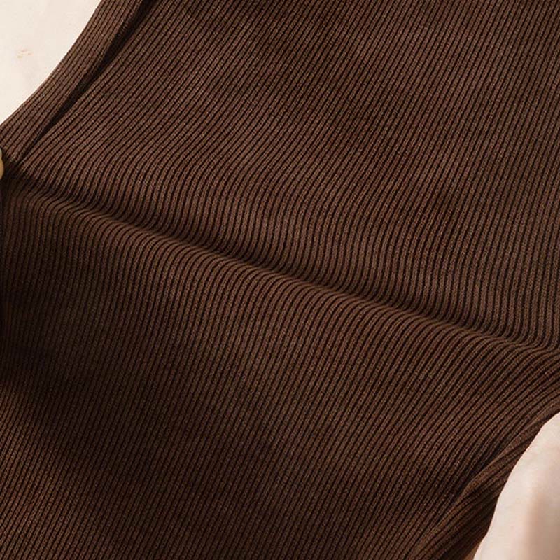 Buddha Stones Women's Fall Pure Color Wide Leg Cotton Pants With Pockets - image 9