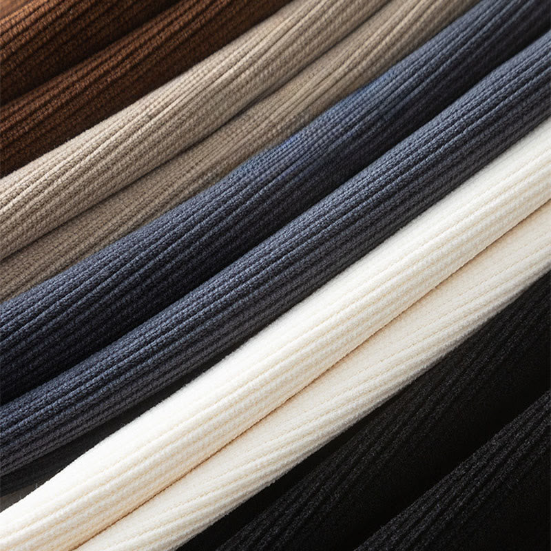 Buddha Stones Women's Fall Pure Color Wide Leg Cotton Pants With Pockets - image 21