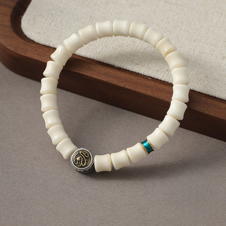 Buddha Stones Bodhi Seed Dragon Pattern Keep Away Evil Spirits Bracelet - Bodhi Seed(Wrist Circumference: 15-17cm) - image 0