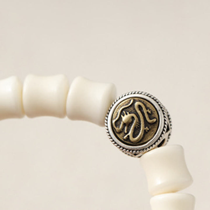 Buddha Stones Bodhi Seed Dragon Pattern Keep Away Evil Spirits Bracelet - image 3