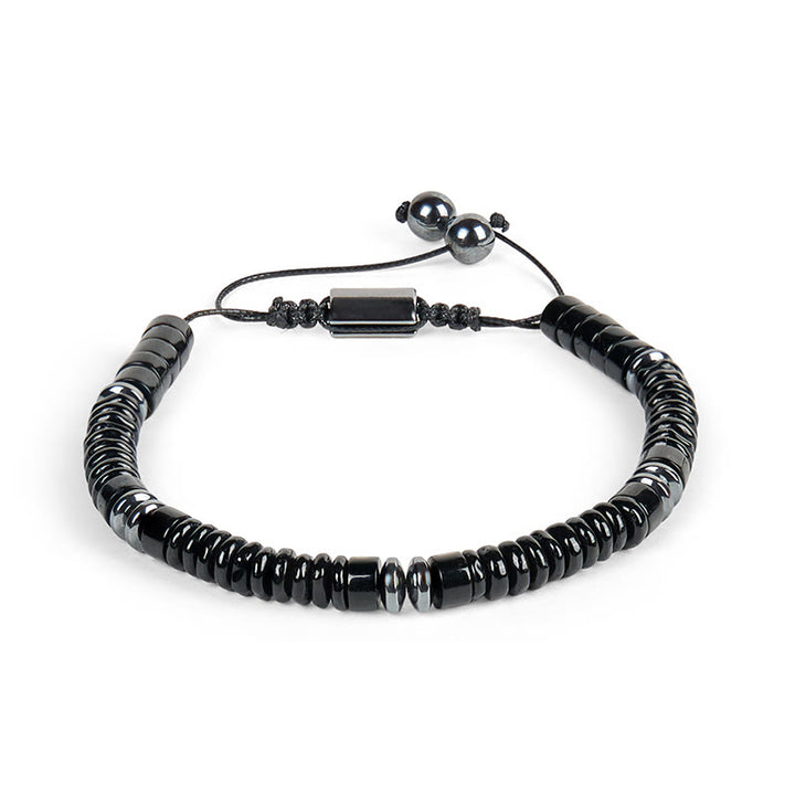 Buddha Stones Small Black Obsidian Green Aventurine Grey Jasper Tiger Eye Strength Rope Bracelet - image 4