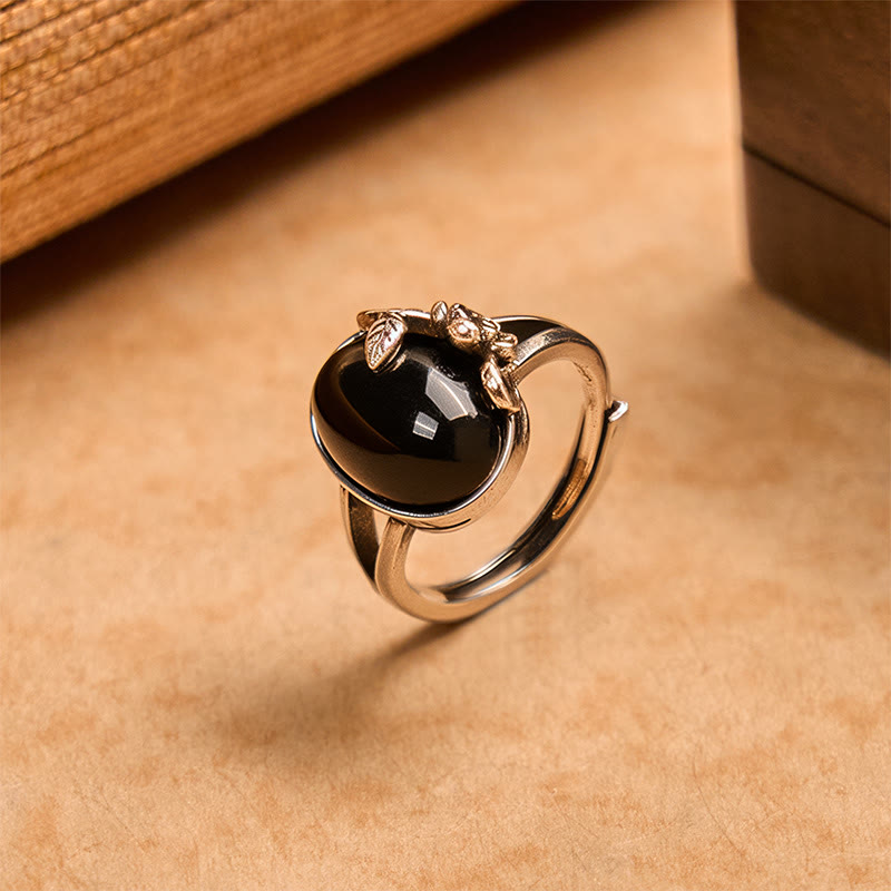 Buddha Stones Copper Rose Flower Adjustable Self Care Ring - Copper Rose - image 0