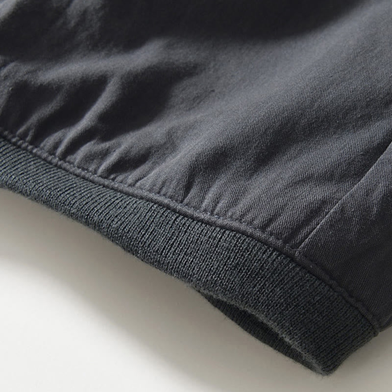 Buddha Stones Fall Solid Long Sleeve Buttons Down Men Cotton Shirt With Pockets - image 21