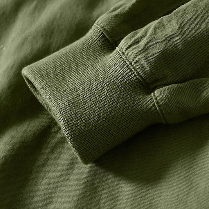 Buddha Stones Fall Solid Long Sleeve Buttons Down Men Cotton Shirt With Pockets - image 29