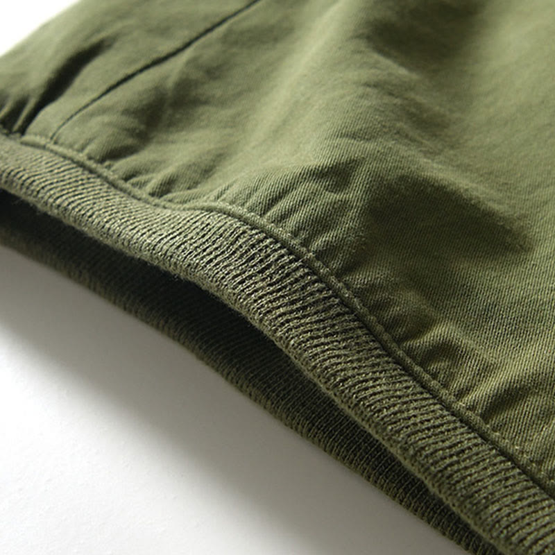 Buddha Stones Fall Solid Long Sleeve Buttons Down Men Cotton Shirt With Pockets - image 28