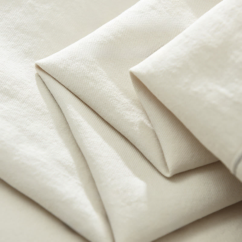 Buddha Stones Commute Buttons Long Sleeve Plain Shirt Men Clothing With Pocket - image 10