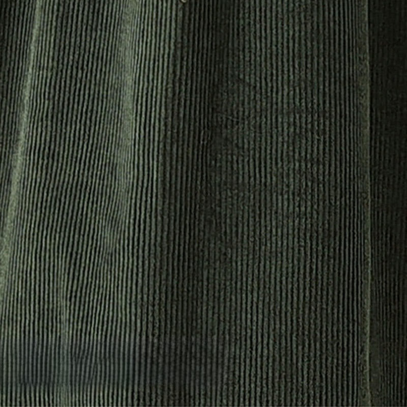 Buddha Stones Fall Retro Buttons Design Corduroy Sleeveless Midi Dress With Pockets - image 10