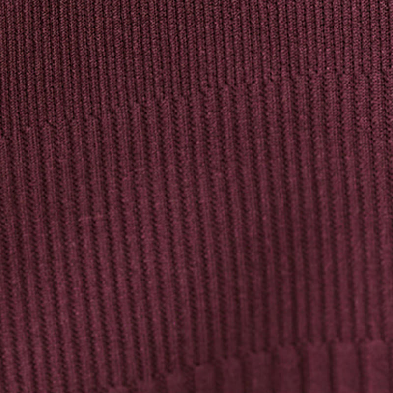 Buddha Stones Winter Irregular Hem Design Mock Neck Long Sleeve Midi Dress With Pockets - image 8