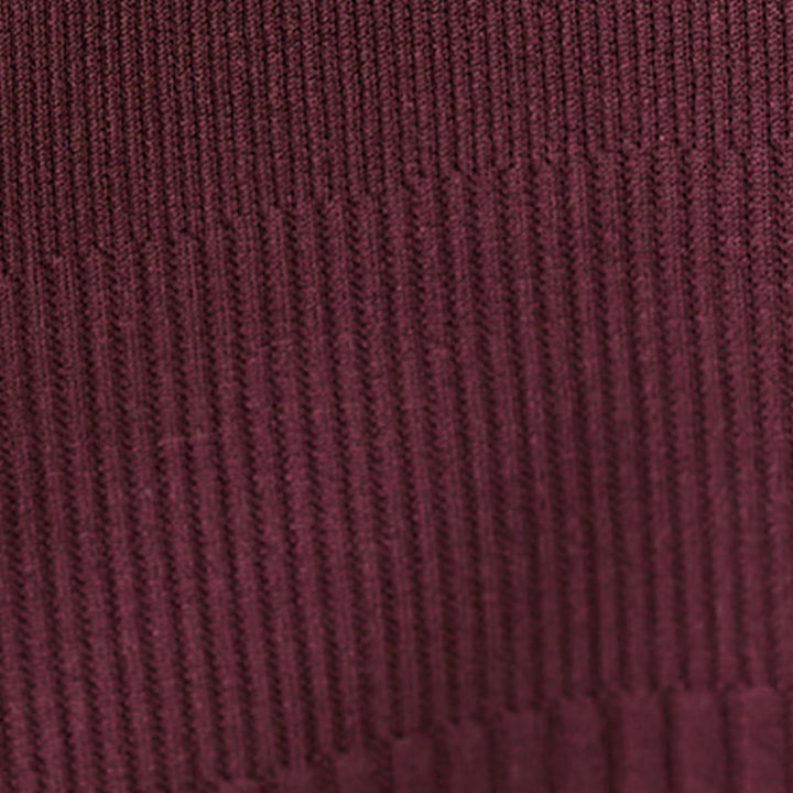 Buddha Stones Winter Irregular Hem Design Mock Neck Long Sleeve Midi Dress With Pockets - image 8