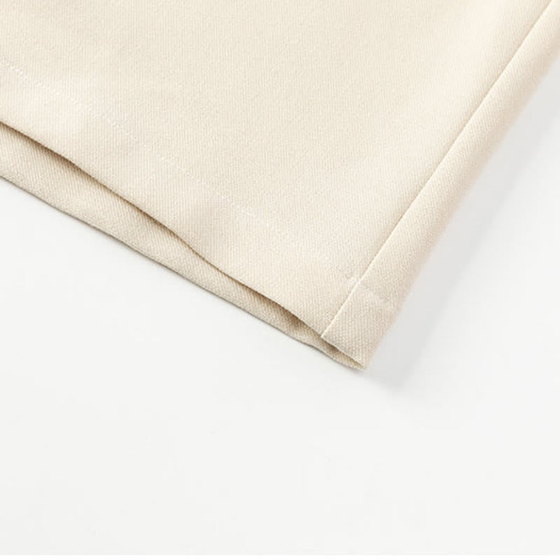 Buddha Stones Solid Fall Long Sleeve Hidden Half Button Design Men's Shirts - image 6