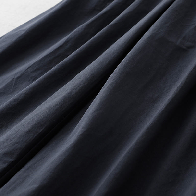 Buddha Stones Casual Plain Polyester Women's 7-8 Length Wide Leg Pants With Pockets - image 16