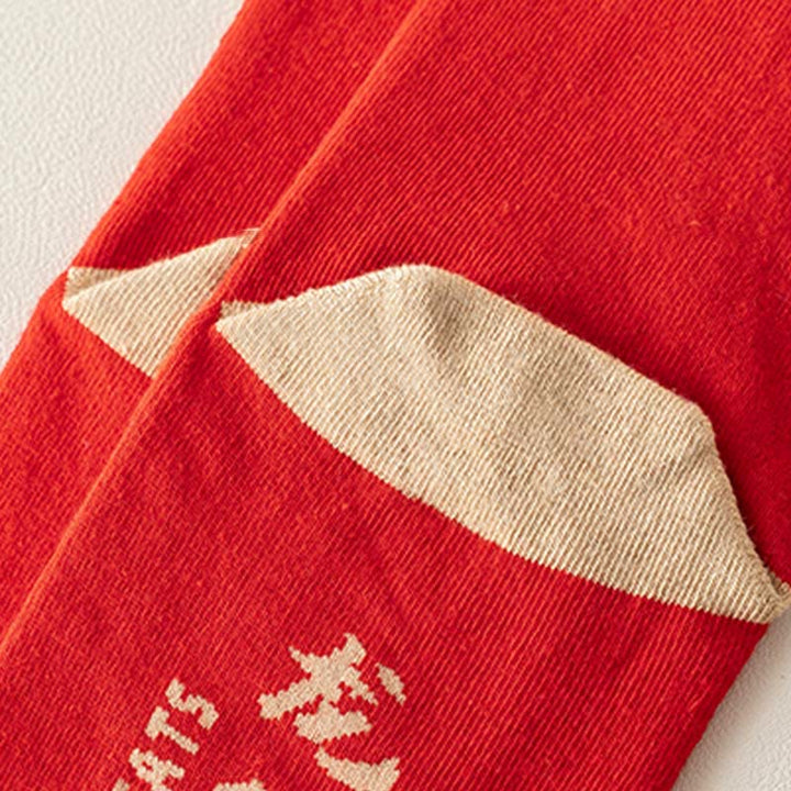 Buddha Stones Casual Red Dragon Cotton Quarter Men Women Unisex Socks - image 18