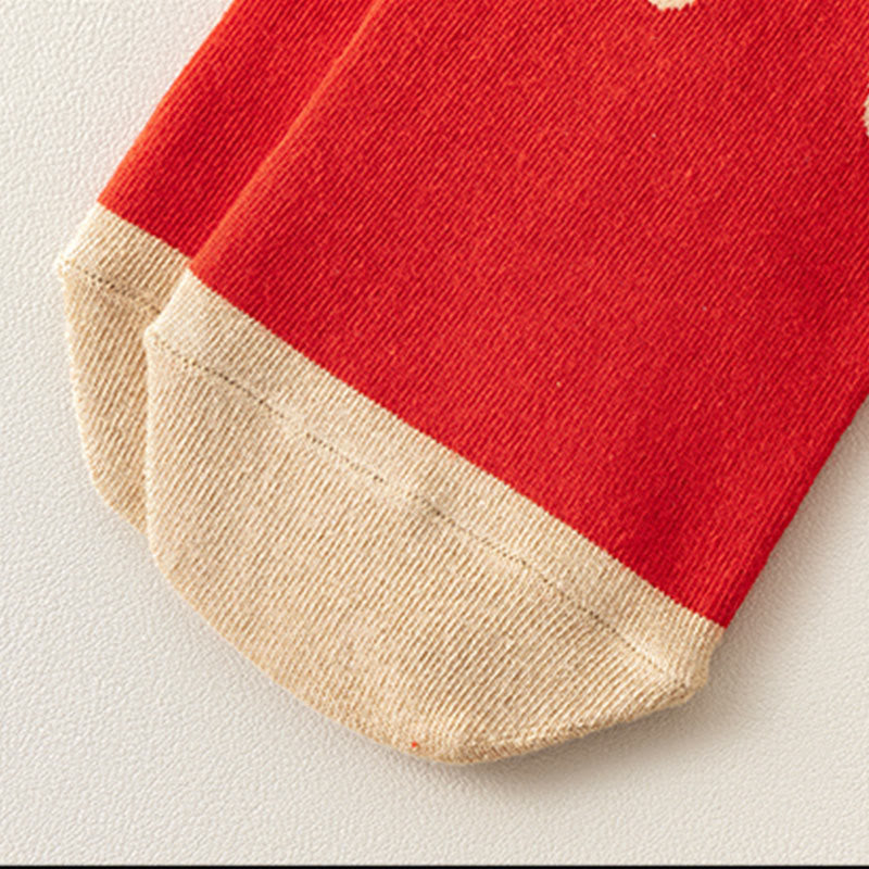 Buddha Stones Casual Red Dragon Cotton Quarter Men Women Unisex Socks - image 19