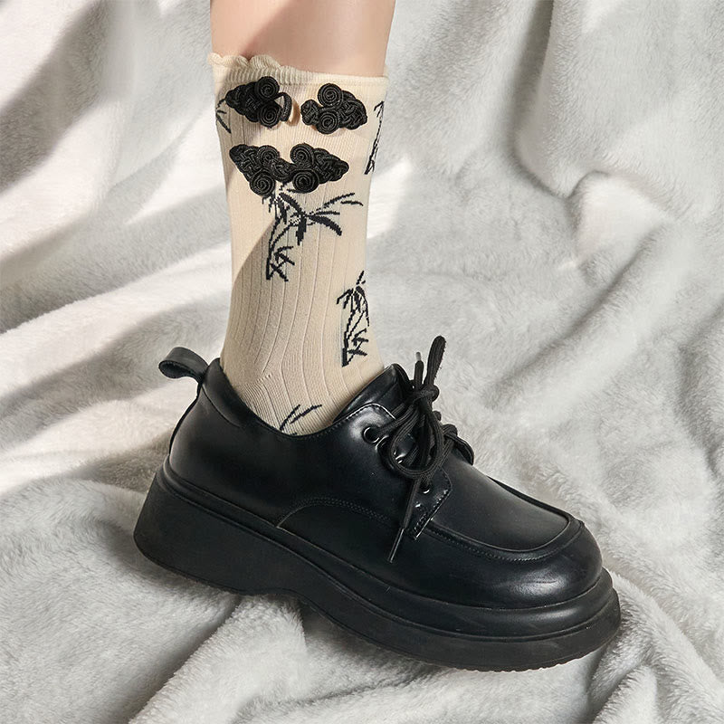 Buddha Stones "A New Beginning" Bamboo Micro Crew Women's Socks Includes Gift Message Card - image 19