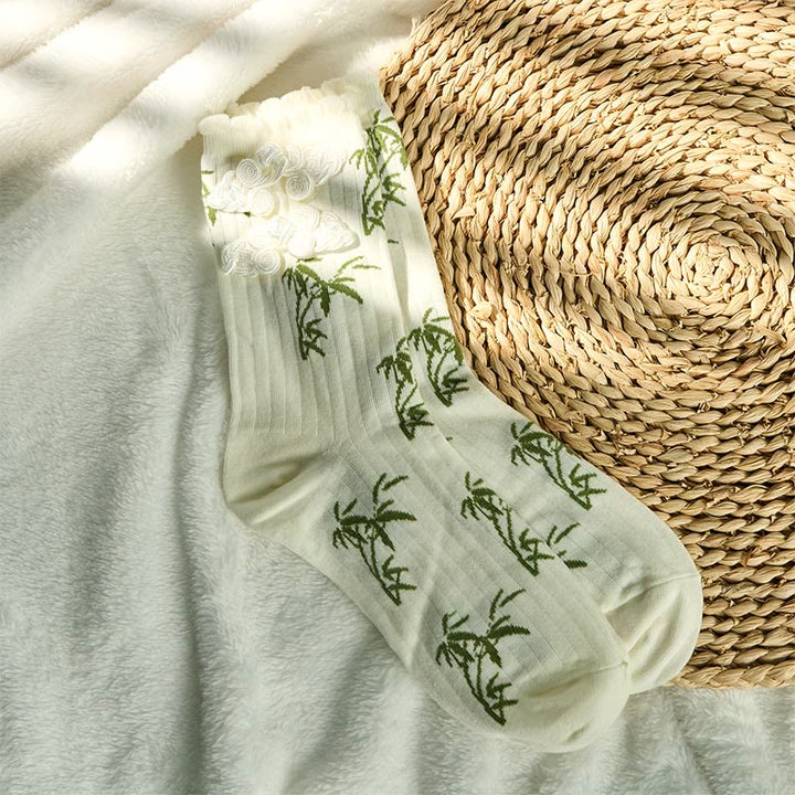 Buddha Stones "A New Beginning" Bamboo Micro Crew Women's Socks Includes Gift Message Card - image 25