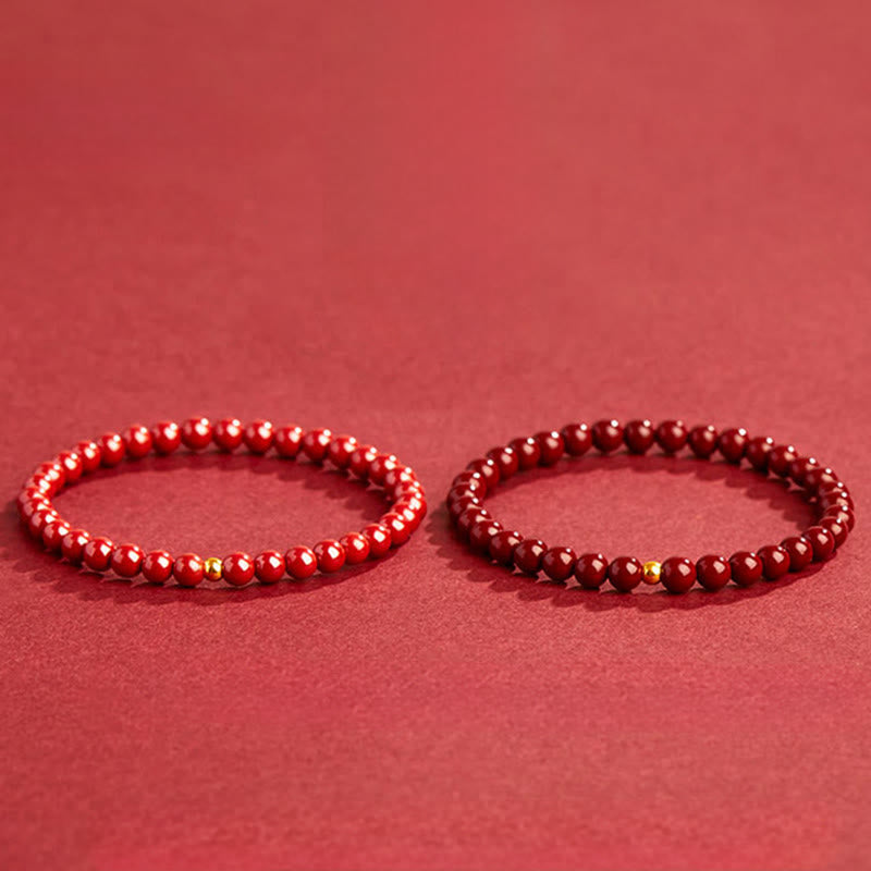 Buddha Stones Cinnabar Turquoise Concentration Bracelet - image 6