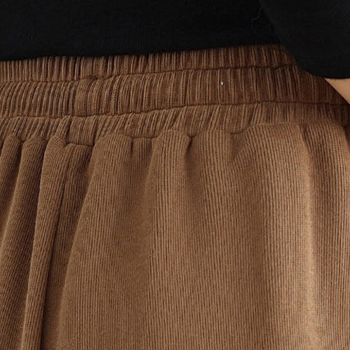 Buddha Stones Solid Color Drawstring Women's Wide Leg Pants With Pockets - image 6