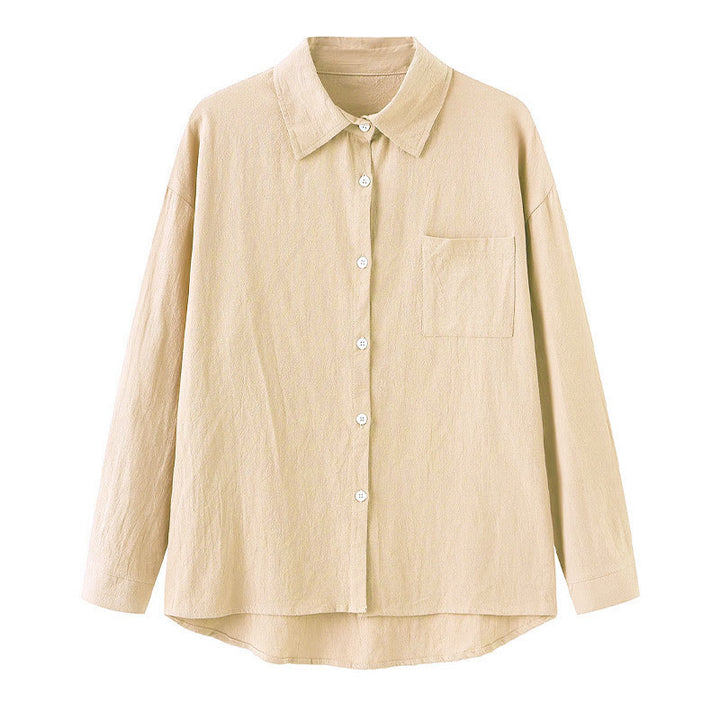 Buddha Stones 2Pcs Long Sleeve Shirt Top With Pockets Drawstring Pants Meditation Cotton Clothing Women's Set - image 14