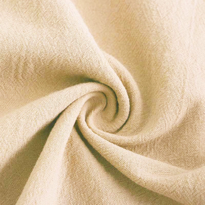 Buddha Stones 2Pcs Long Sleeve Shirt Top With Pockets Drawstring Pants Meditation Cotton Clothing Women's Set - image 16