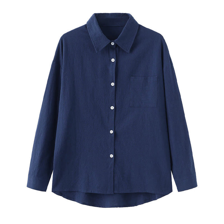 Buddha Stones 2Pcs Long Sleeve Shirt Top With Pockets Drawstring Pants Meditation Cotton Clothing Women's Set - image 32