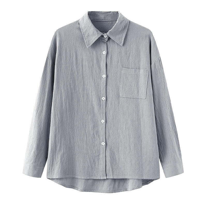 Buddha Stones 2Pcs Long Sleeve Shirt Top With Pockets Drawstring Pants Meditation Cotton Clothing Women's Set - image 50