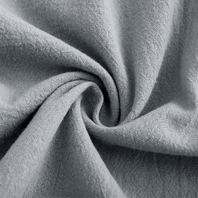 Buddha Stones 2Pcs Long Sleeve Shirt Top With Pockets Drawstring Pants Meditation Cotton Clothing Women's Set - image 53