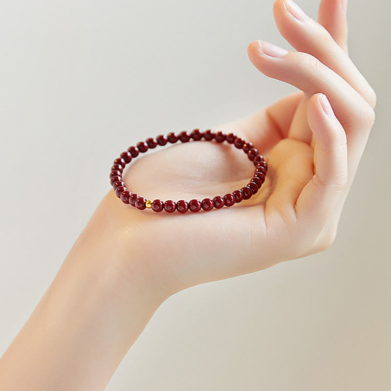 Buddha Stones "Wishing Protection and Energy" Cinnabar Bracelet Includes Gift Message Card - image 3