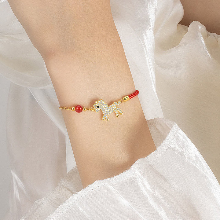 Buddha Stones "Hoping You Have a Joyful Year" Year of the Horse Bracelet Includes Gift Message Card - image 13