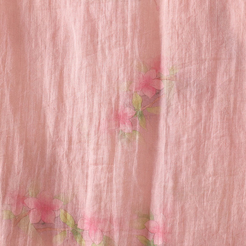 Buddha Stones Printed Women's Long Sleeve Cotton-padded Jacket With Pockets - image 11