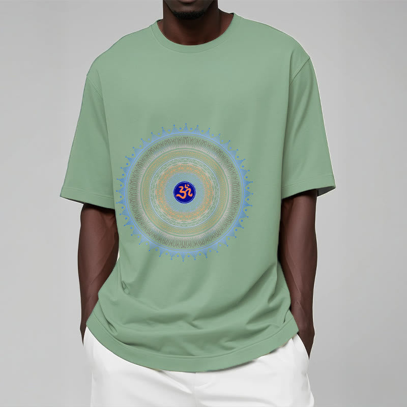 Buddha Stones Mandala Flower OM Pattern Tee T-shirt - image 15